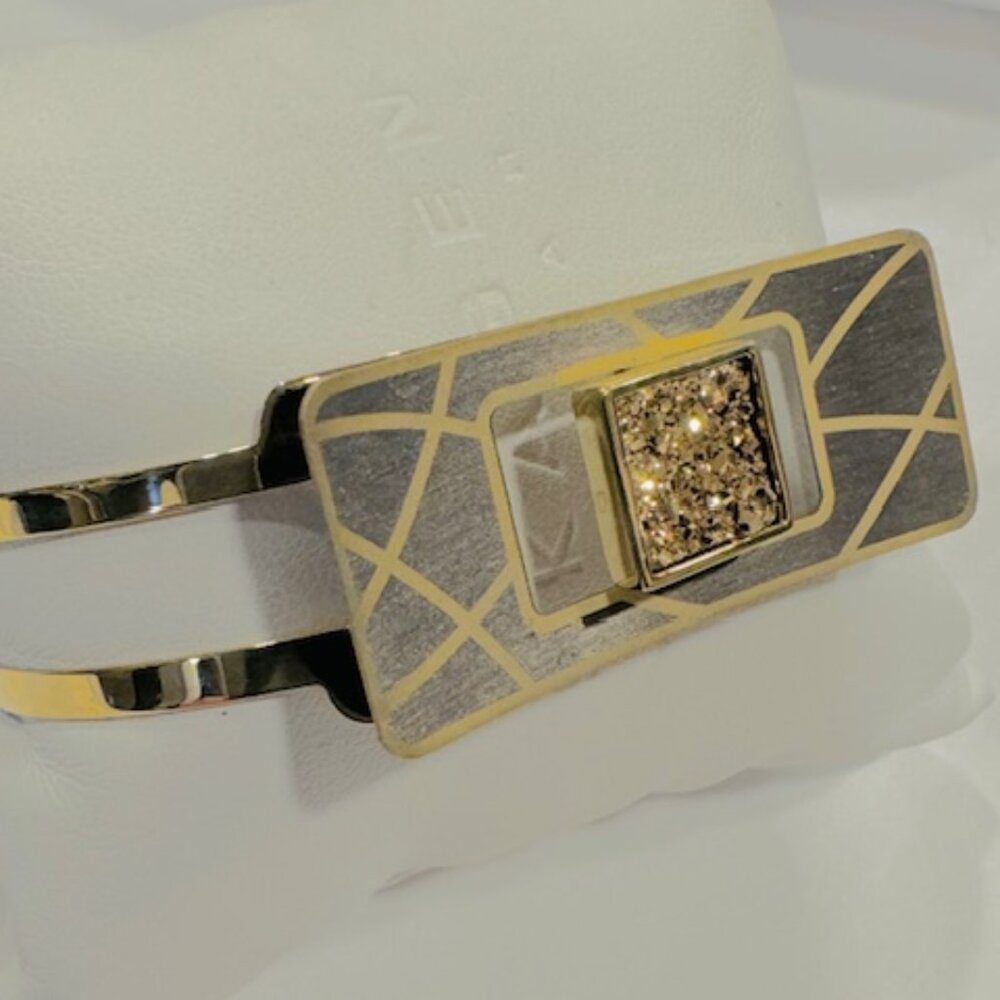 Frederic Duclos Druzy Quartz Cuff - NEW / SALE